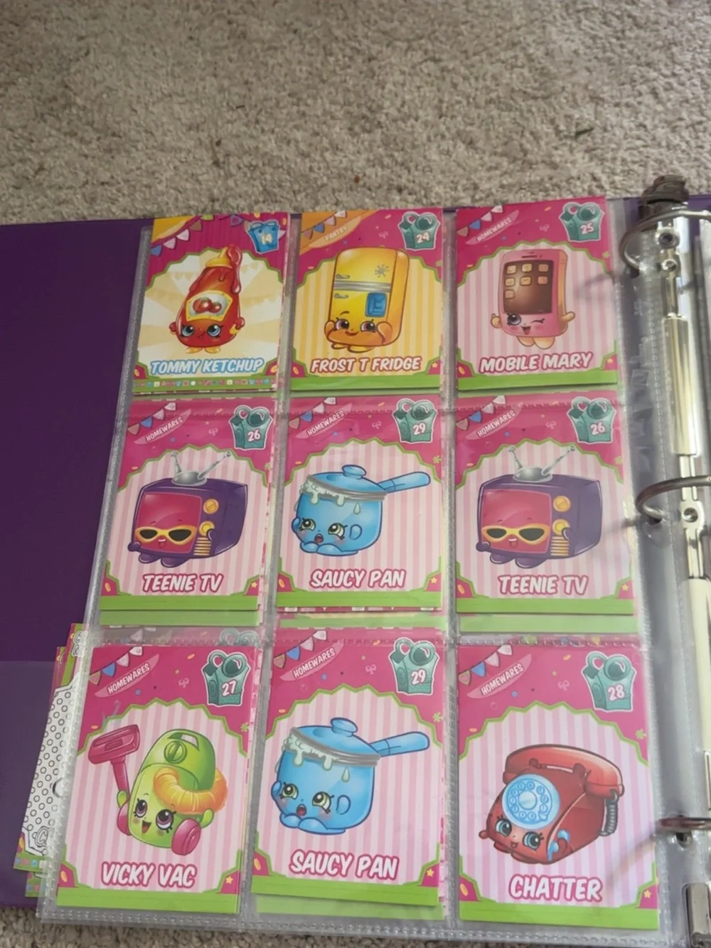 Shopkin collectors cards!  160+ cards!